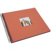 Goldbuch Spiralalbum Bella Vista lachs 34x30 cm 40 Seiten Ausstanzung