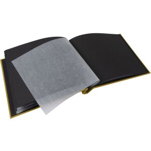 Goldbuch Schraubalbum Bella Vista senf 30x25 cm 40 schwarze Seiten