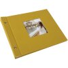 Album Goldbuch cu filet Bella Vista muștar 30x25 cm 40 pagini albe
