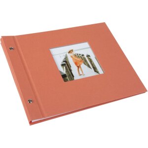 Goldbuch Schraubalbum Bella Vista lachs 30x25 cm Leinen erweiterbar