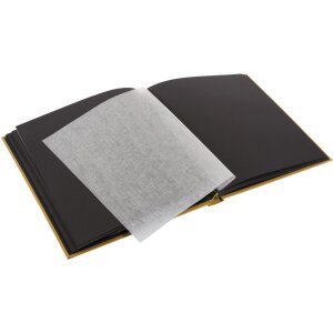 Goldbuch Fotoalbum Bella Vista Senf Leinen 60 Seiten 30x31cm mit Pergamin
