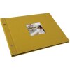 Album Goldbuch cu filet Bella Vista muștar 39x31 cm 40 pagini negre