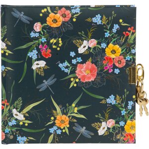 Goldbuch Tagebuch Verano dark 16,5x16,5 cm 96 weiße...