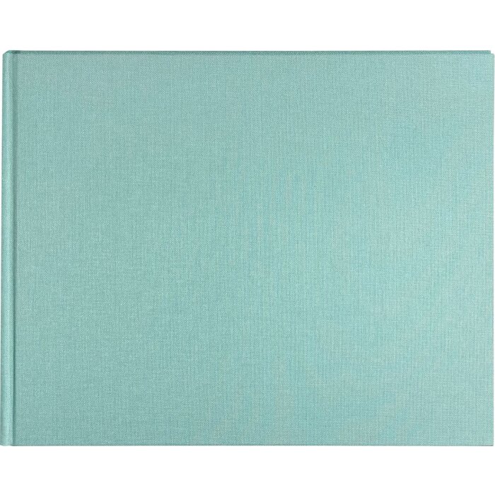 Caiet de vizitatori Goldbuch Bella Vista aqua, 100 pagini albe, 25x20 cm