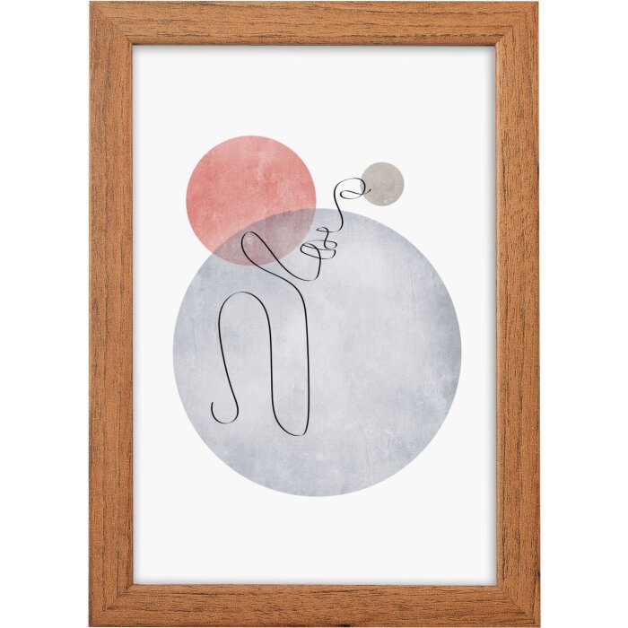 Goldbuch MDF Bilderrahmen Rio braun 20x30 Zentimeter