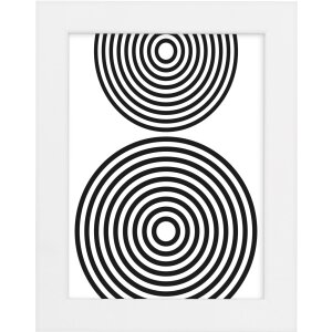 Goldbuch MDF Bilderrahmen Rio weiß 15x20 Zentimeter