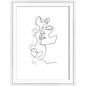 Walther Holzrahmen Silhouette 13x18 cm weiß