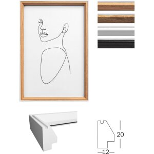 Walther Holzrahmen Silhouette MDF Holz 10x15 cm bis 40x50...