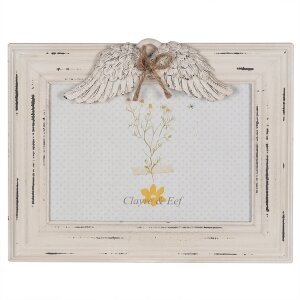 Clayre & Eef 2F0887W Bilderrahmen Weiß 24x3x19...