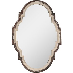 Clayre & Eef 52S300 Wandspiegel Braun Beige 63x4x91 cm