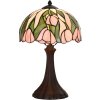 Lampa de masă LumiLamp Tiffany roz Ø 27x40 cm E14 40W