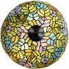 LumiLamp 5LL-6312 Tiffany Tischlampe Grün Ø 40x60 cm E27-max 2x60W