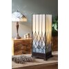 LumiLamp 5LL-6332 Tiffany Tischlampe Grau 18x18x45 cm E27 max 40W