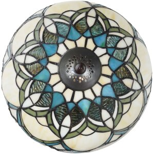 Lămpă de masă Tiffany LumiLamp Bej Ø 25x42 cm E14 max 40W