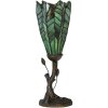 LumiLamp 5LL-6337 Tiffany Tischlampe Grün Ø 15x42 cm E14 max 25W