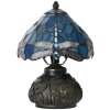 Lumină de masă Tiffany albastră Ø 20x28 cm E14 max 25W