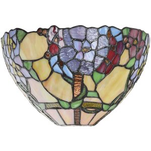 LumiLamp 5LL-6357 Wandlampe Tiffany 30x15x18 cm Grün...