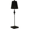 Clayre & Eef 5LMP670 Tischlampe Schwarz Ø 20x75 cm E27 max 60W