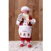 Clayre & Eef 65227 Weihnachtsmann Deko Rot Landhausstil 16x8x28 cm