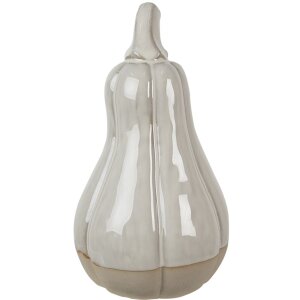 Clayre & Eef 6CE1594XS Deko Kürbis Beige Ø 5x9 cm