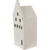 Clayre & Eef 6CE1598L Dekoration Haus mit LED Beige Goldfarbig 8x8x20 cm