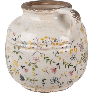 Sticlă decorativă Clayre & Eef Bej Galben Ø...