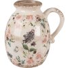 Clayre & Eef 6CE1613M Dekorativer Krug Beige Rosa 17x13x18 cm