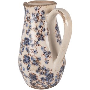 Sticlă decorativă Clayre & Eef 6CE1621M Beige Blau...