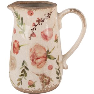 Clayre & Eef 6CE1624M Ulcior decorativ bej roz...