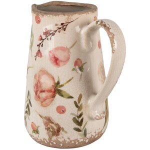 Clayre & Eef 6CE1624M Ulcior decorativ bej roz...