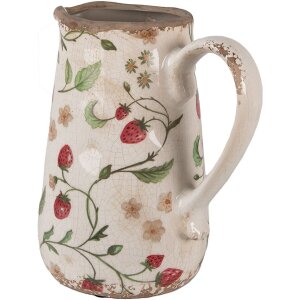 Clayre & Eef 6CE1633M Ulcior decorativ bej roșu...