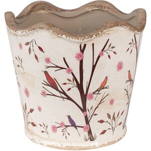 Clayre & Eef 6CE1644 Blumentopf für Innen Beige...