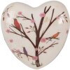 Clayre & Eef 6CE1648 Deko Herz Beige Braun 12x12x4 cm