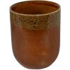 Cană ceramică maro Clayre & Eef, 150 ml, stil rural