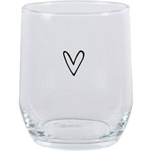 Clayre & Eef 6GL4399 Wasserglas Transparent 300 ml...