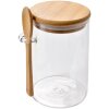 Sticlă de depozitare Clayre & Eef 6GL4421 cu capac transparent 11x9x14 cm