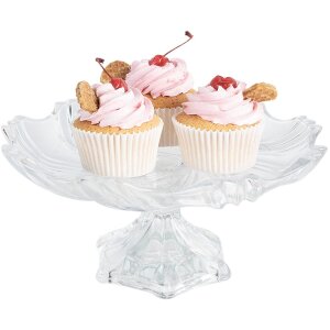 Clayre & Eef 6GL4431 Servierschale Transparent 23x11 cm