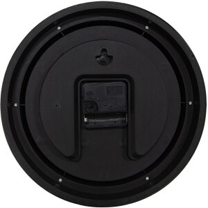 Clock de perete Clayre & Eef 6KL0804, negru gri, Ø25x4cm, cu baterie AA