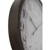 Clayre & Eef 6KL0811 Wanduhr Braun Grau Ø 40x4 cm