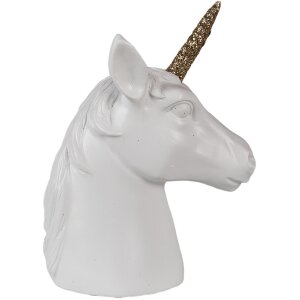 Clayre & Eef 6PR3892 Dekoration Einhorn 12x6x15 cm