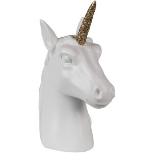 Clayre & Eef 6PR3892 Dekoration Einhorn 12x6x15 cm