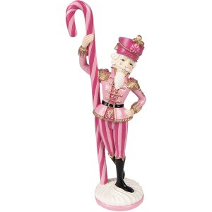 Clayre & Eef 6PR3901 Weihnachtsdeko Rosa Weiß...