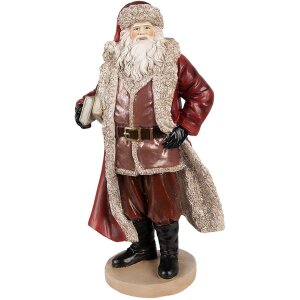 Figură Stândă Moș Crăciun Roșu Clayre & Eef...