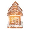 Casa decorativă cu LED maro Clayre & Eef 15x12x17 cm