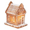 Casa decorativă cu LED maro Clayre & Eef 15x12x17 cm