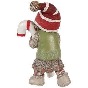 Clayre & Eef 6PR3986 Dekoration Kind Polyresin Grün 13x8x18 cm