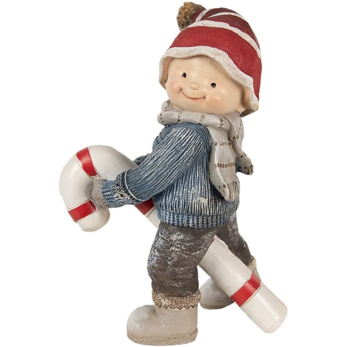 Decorație Copil Albastru Clayre & Eef 13x8x18 cm