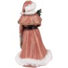 Clayre & Eef 6PR4939 Weihnachtsdeko Standbild Weihnachtsmann Rot Weiß 14x12x23 cm