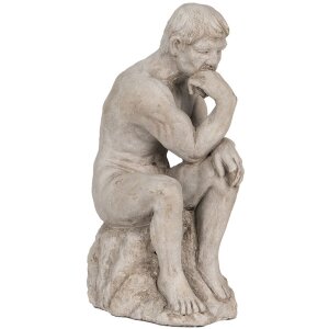 Clayre & Eef 6TE0493 Decorațiune Om gri 16x12x31 cm