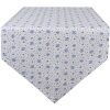 Clayre & Eef BRB65 Tischläufer Beige Blau 50x160 cm